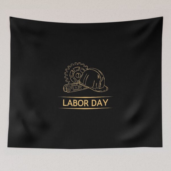 Item preview, HAPPY LABOR DAY designed and sold by xkiyal Art.