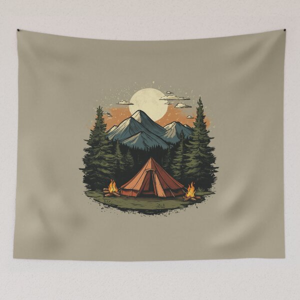 Item preview, Outdoor Landscape Mountains Design designed and sold by NicolasGlowArt.