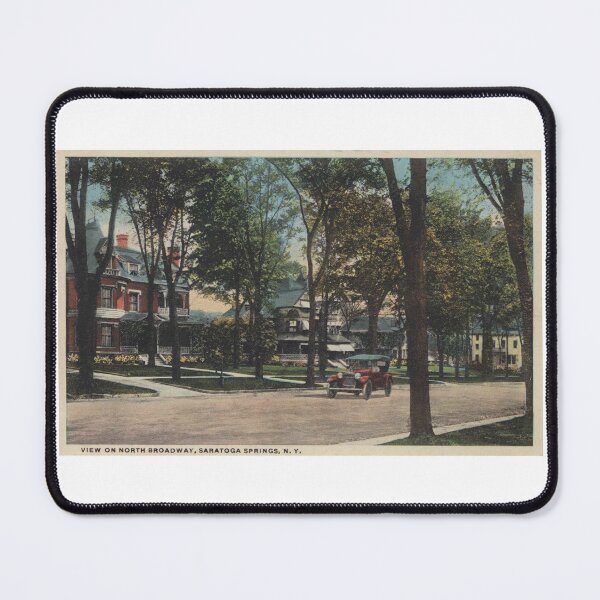Item preview, Saratoga Springs New York, View on North Broadway, Vintage Inspired designed and sold by markomundo.