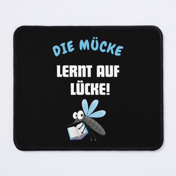 Item preview, Die Mücke lernt auf Lücke! Studenten Universität auf Lücke lernen Meme designed and sold by ManuelMuse.