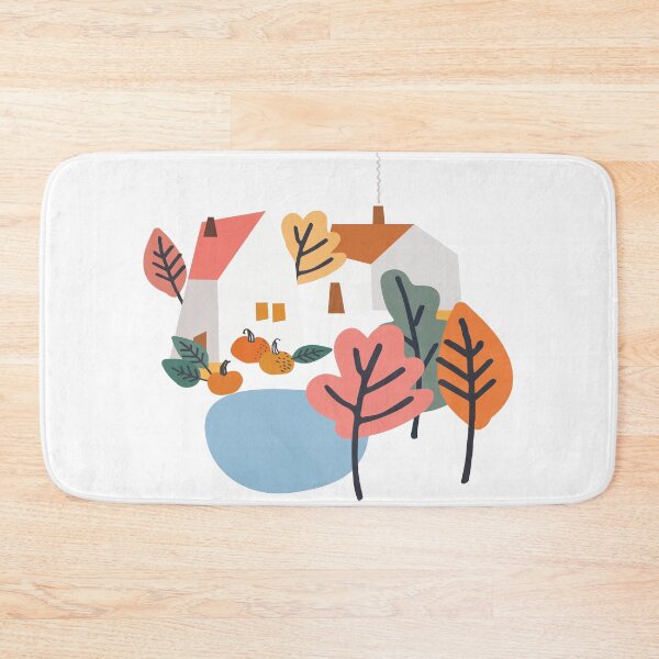 Item preview, Cozy Autumn Cottage | Thanksgiving Harvest & Fall Leaves Graphic Tee designed and sold by DesignToWay.