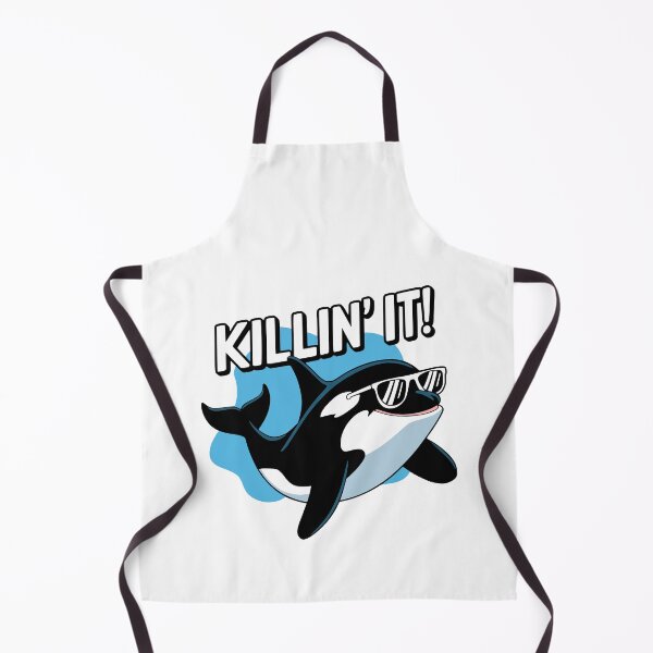 Item preview, Killin It! Cute Orca Pun designed and sold by PMCreative.