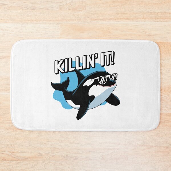 Item preview, Killin It! Cute Orca Pun designed and sold by PMCreative.