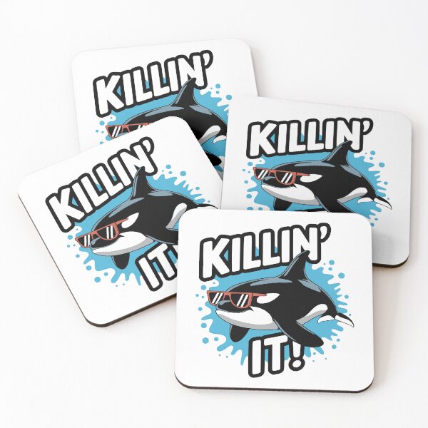 Item preview, Cute Orca Pun. Killin It! designed and sold by PMCreative.