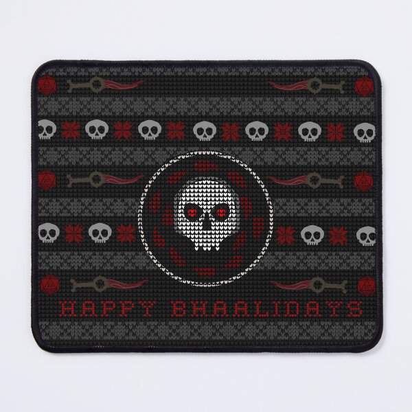 Item preview, Happy Bhaalidays Knit Holiday Sweater designed and sold by Pumpkin Cat Provisions.