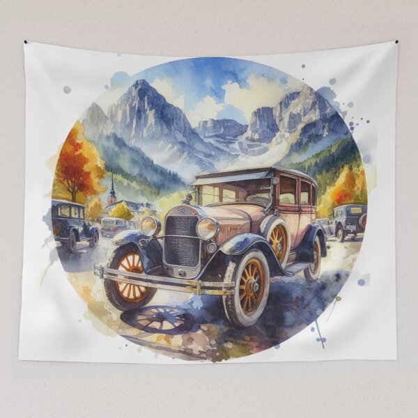 Item preview, Antique Car,Old Car designed and sold by deniz kaya.