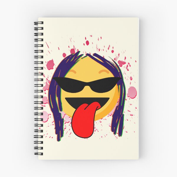Item preview, Hipster Emoji with tongue sticking out designed and sold by navarraspain.