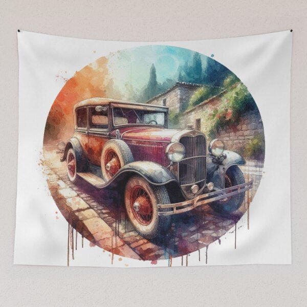 Item preview, Antique Car,Old Car designed and sold by deniz kaya.