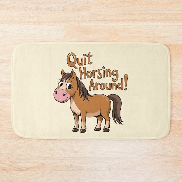 Item preview, Quit Horsing Around! Cute Horse Pun! designed and sold by PMCreative.