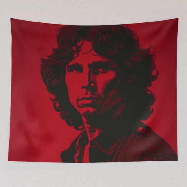 Item preview, Jim Morrison Dark Red Artwork | TheAmericanPoet designed and sold by TheAmericanPoet.