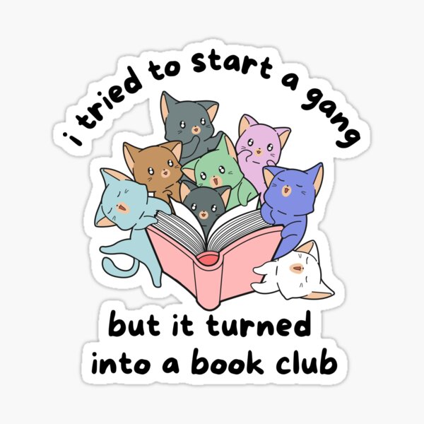 Item preview, Cat Book Club Design for Cat Lover Book Club Friends designed and sold by J-Creative-.