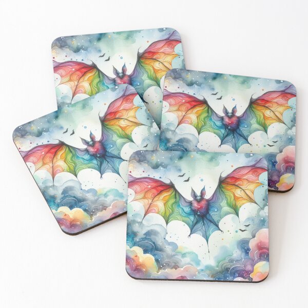 Item preview, Colourful Bat,Bat designed and sold by deniz kaya.