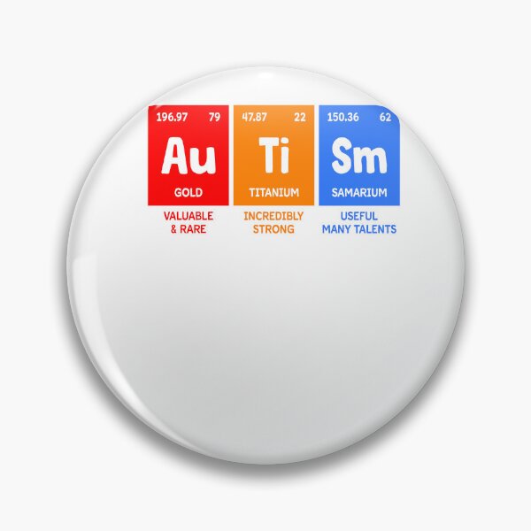 Item preview, Autism Awareness Periodic Table designed and sold by Pobru.