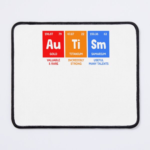 Item preview, Autism Awareness Periodic Table designed and sold by Pobru.