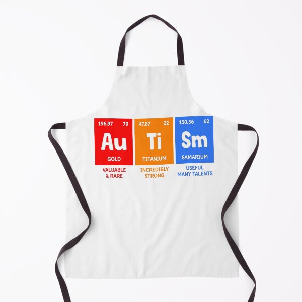 Item preview, Autism Awareness Periodic Table designed and sold by Pobru.