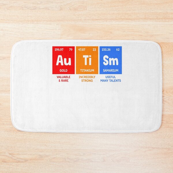 Item preview, Autism Awareness Periodic Table designed and sold by Pobru.