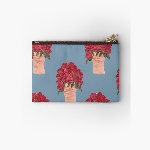 Item preview, Red Rose Bouquet Pattern by Jemma Jamie Skidmore | Elegant Floral Vase Design designed and sold by Jemma Jamie Skidmore.