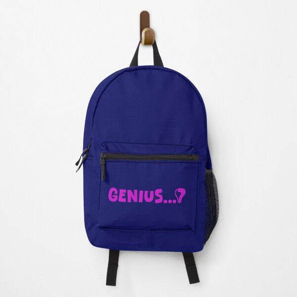 Item preview, AM I A GENIUS ? Fuxia on Dark Blue designed and sold by airydesign.