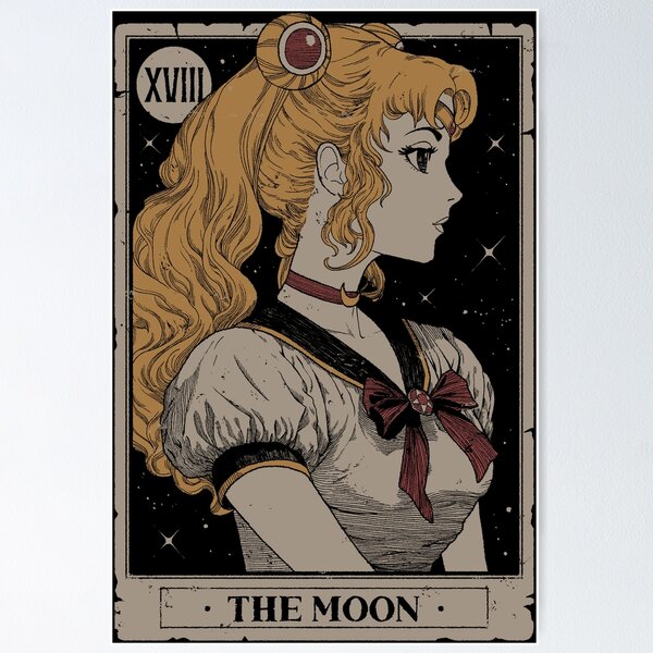 Item preview, Moon Tarot Card designed and sold by hafaell.