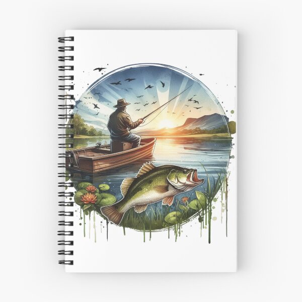 Item preview, Fishing,Fisherman,Lake ,Largemouth Bass Fish designed and sold by deniz kaya.