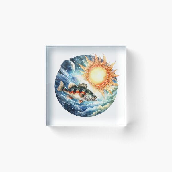 Item preview, Fishing,Sun ,Largemouth Bass Fish designed and sold by deniz kaya.
