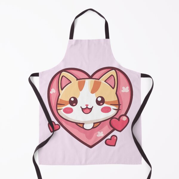 Item preview, Cute Cat Lover with Heart designed and sold by Afloat-Dreams.