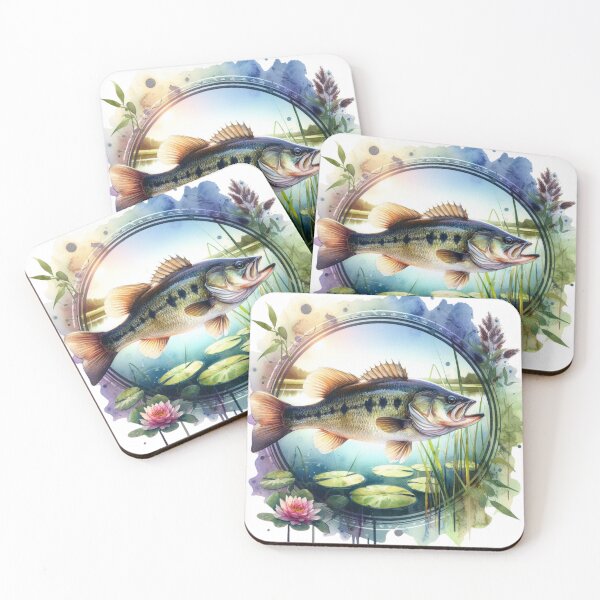 Item preview, Fishing,Lake ,Largemouth Bass Fish designed and sold by deniz kaya.