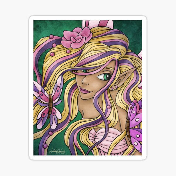 Fairy Portraits: Calenthe Sticker