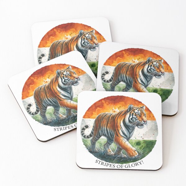 Item preview, Indian Stripes Of Glory Tiger designed and sold by RubisLeaf.