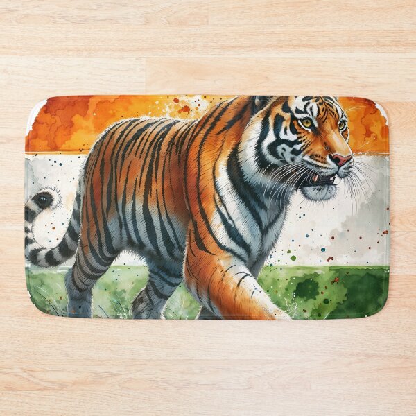 Item preview, Indian Stripes Of Glory Tiger designed and sold by RubisLeaf.
