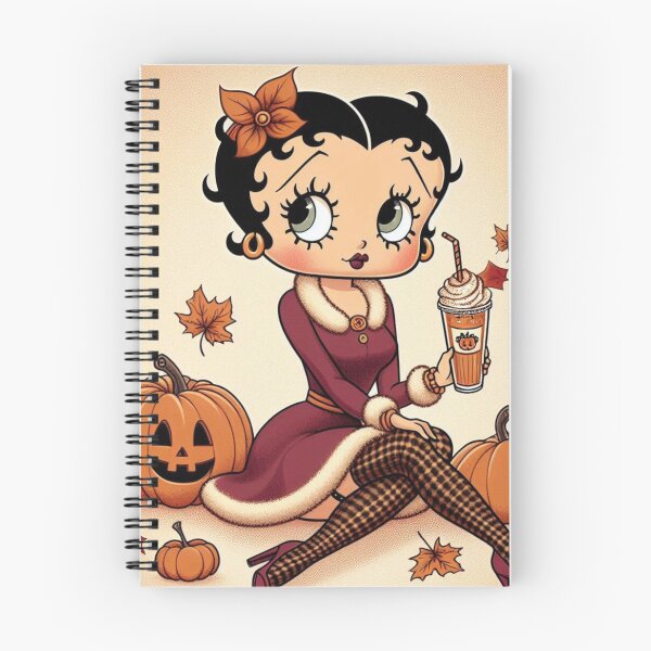 Item preview, Betty Boop’s Pumpkin Spice Delight designed and sold by LyssasMindArt.