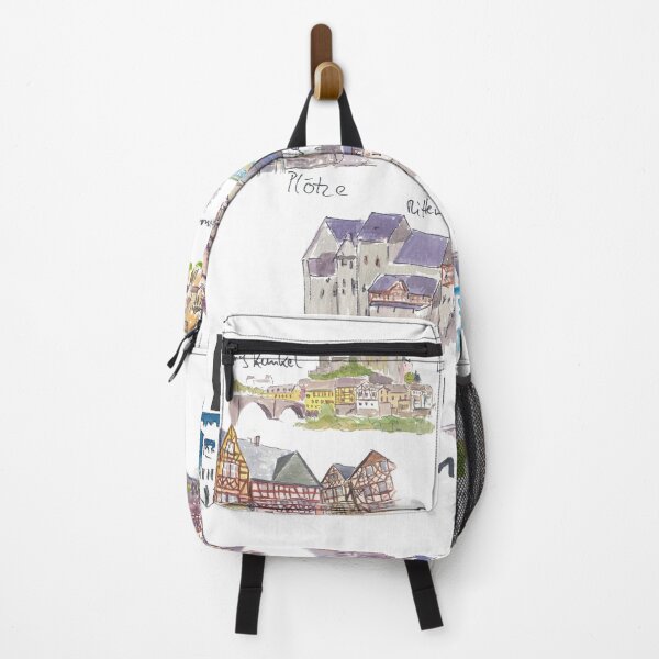 Item preview, Limburg Germany Illustrations with Travel Plans, Highlights and Memories designed and sold by artshop77.