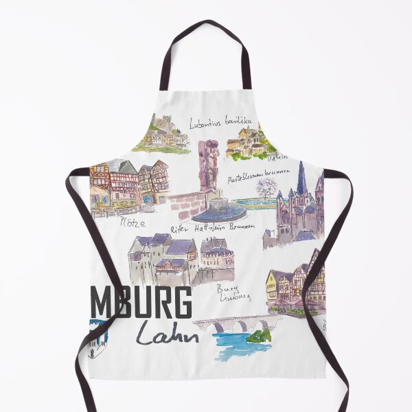 Item preview, Limburg Germany Illustrations with Travel Plans, Highlights and Memories designed and sold by artshop77.