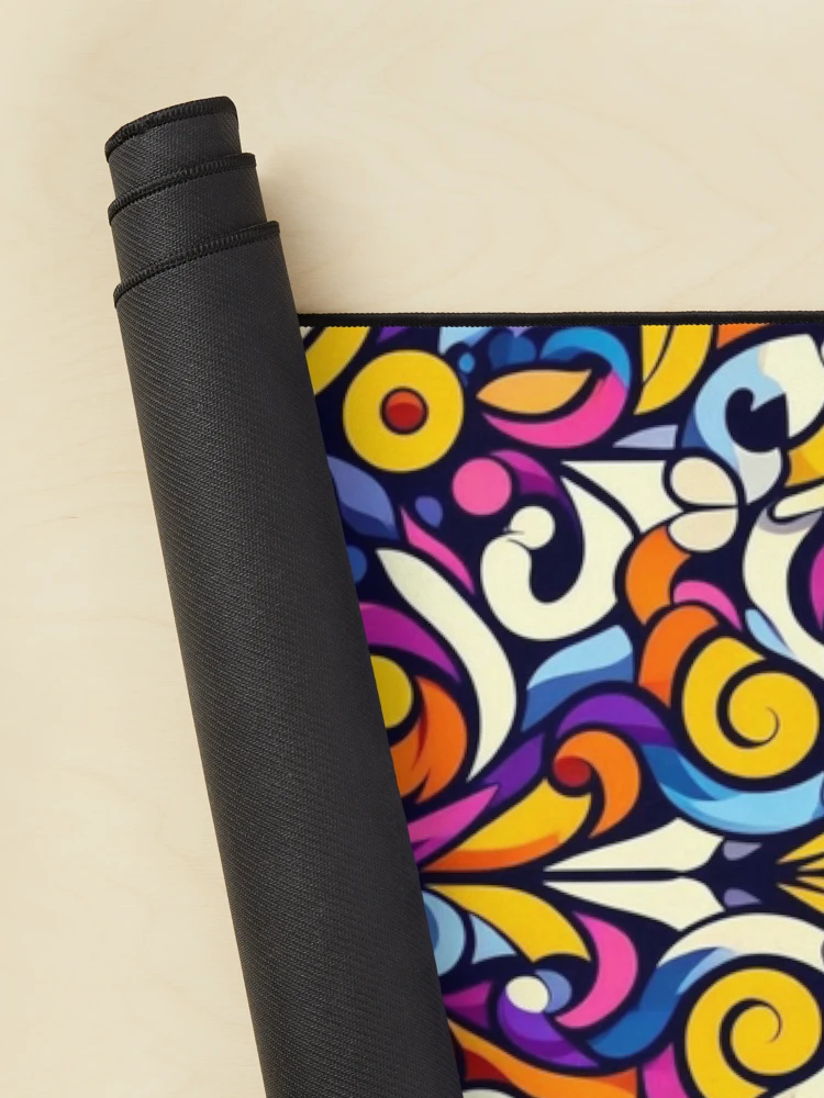 Thumbnail 2 of 5, Mouse Pad, Vibrant Complementary Color Pattern designed and sold by Rui Fernandes.