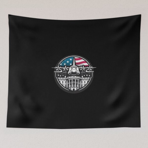 Item preview, AC-130 flying over the White House, colorful  designed and sold by BeztProductz.