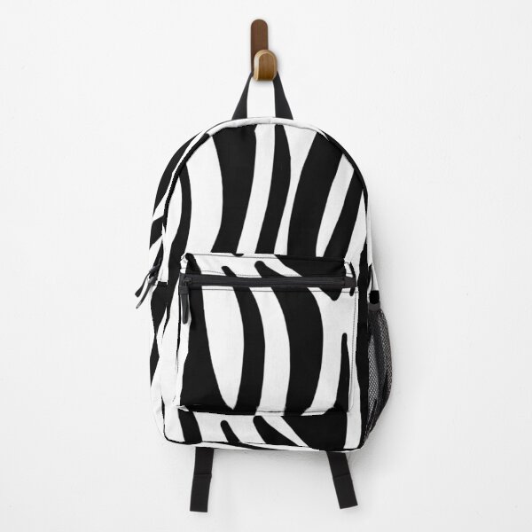 Item preview, Zebra 60s repeat pattern Retro Mod monochrome designed and sold by ModSupporters.