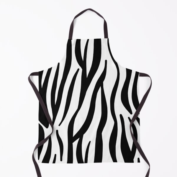 Item preview, Zebra 60s repeat pattern Retro Mod monochrome designed and sold by ModSupporters.