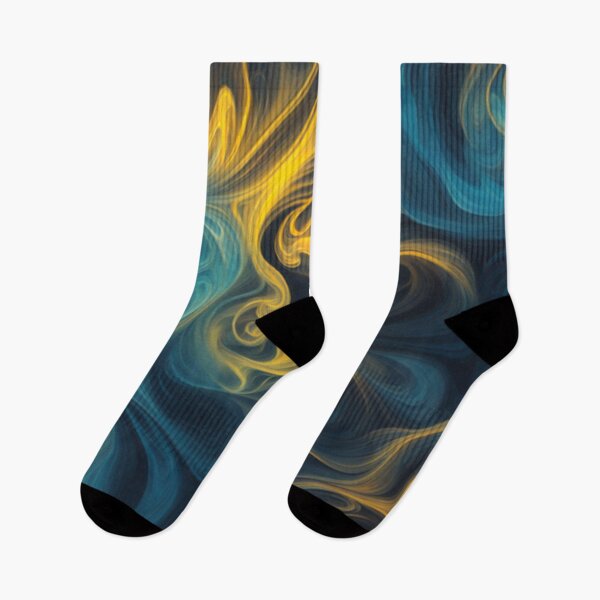 Item preview, Blue and Yellow Cosmic Radiance designed and sold by BirdsnStuff.