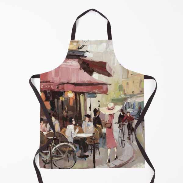 Item preview, Parisian Café Life – Impressionist Café Scene. Art By Carraann designed and sold by CARRAANN.