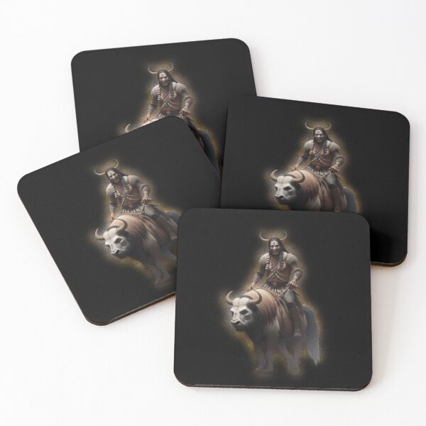 Item preview, Buffalo Brave designed and sold by LevonsCrazyArt.