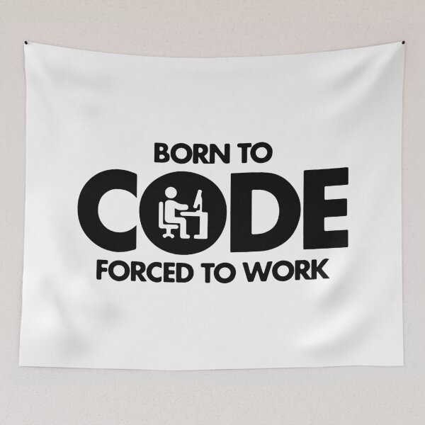 Item preview, Code Meme 6 (white bg) designed and sold by DreamPrintPro.