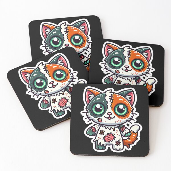 Item preview, Cute Zombie Cat in Halloween costume - Orange kitty Trick-or-treat! designed and sold by Rodim91.