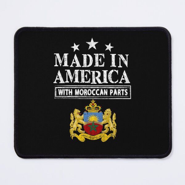 Item preview, Made In America With Moroccan Parts Patriotic Design designed and sold by PNGShop.