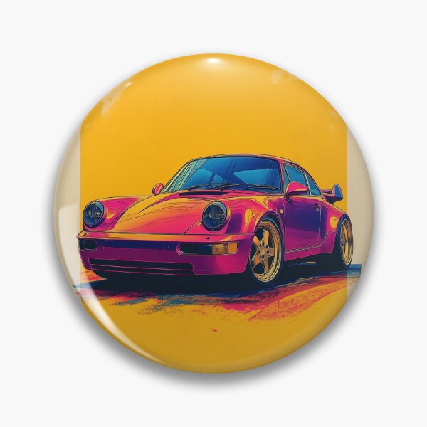 Item preview, Vintage Porsche 911 993 Turbo Risograph designed and sold by blackdogshop.