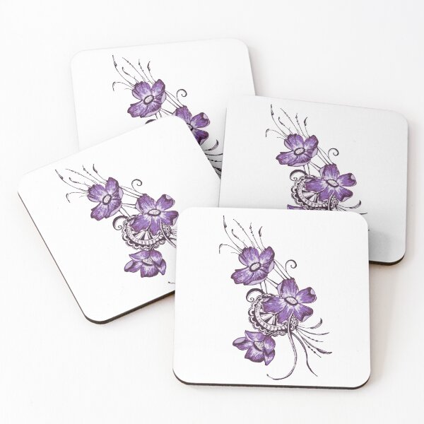 Item preview, Purple Poppies designed and sold by Kim.Buck.Too.
