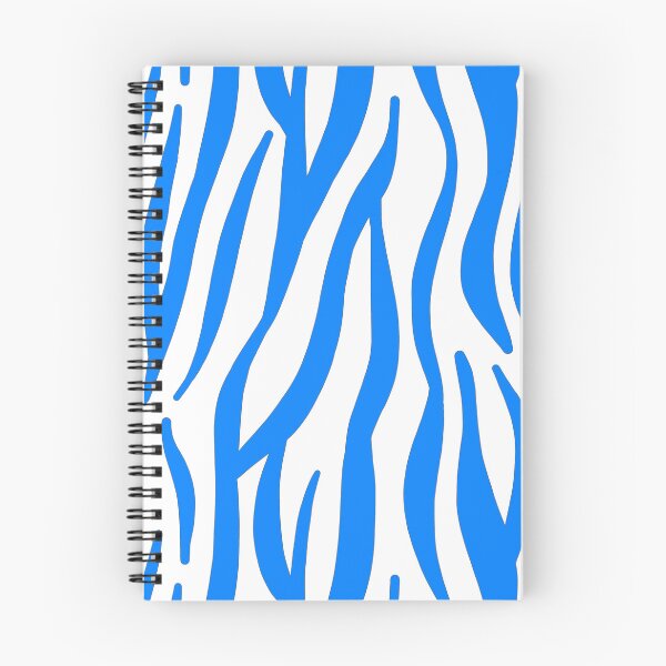 Item preview, Blue white Tiger 60s repeat pattern Retro safari  designed and sold by ModSupporters.