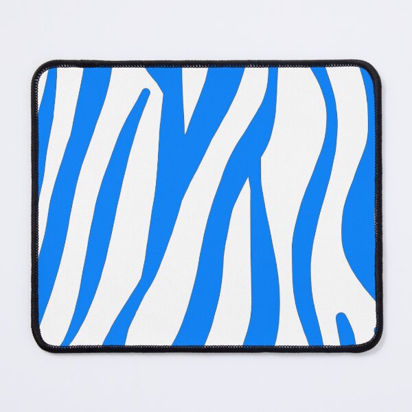 Item preview, Blue white Tiger 60s repeat pattern Retro safari  designed and sold by ModSupporters.