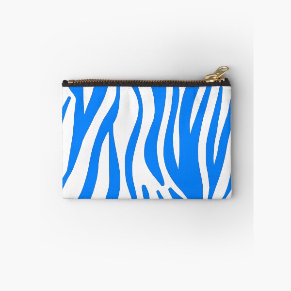 Item preview, Blue white Tiger 60s repeat pattern Retro safari  designed and sold by ModSupporters.