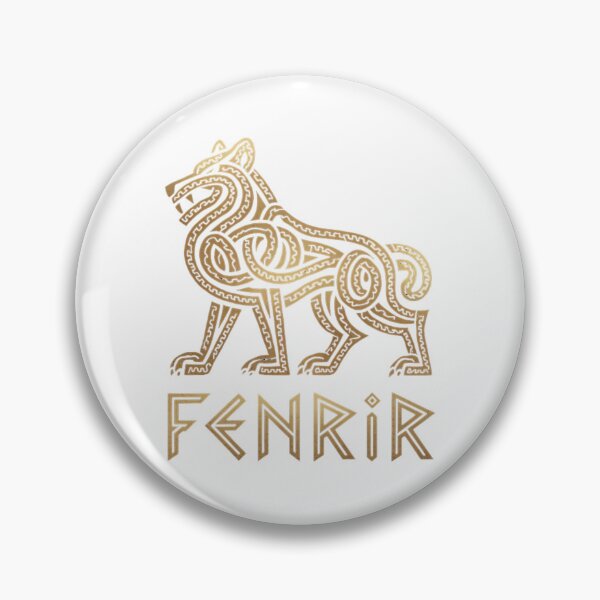 Artikelvorschau, „Fenrir, nordischer Wolf“ entworfen und verkauft von mo-carnival.