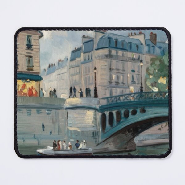 Item preview, Impressionist Paris River Scene – A Tranquil Day by the Seine. Art By Carraann  designed and sold by CARRAANN.
